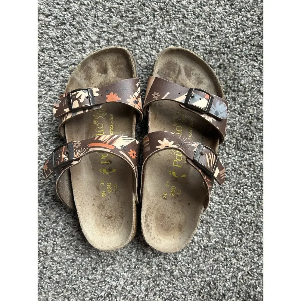Birkenstock Papillio Floral Double Strap Sandals Womens SIZE 37 U 6